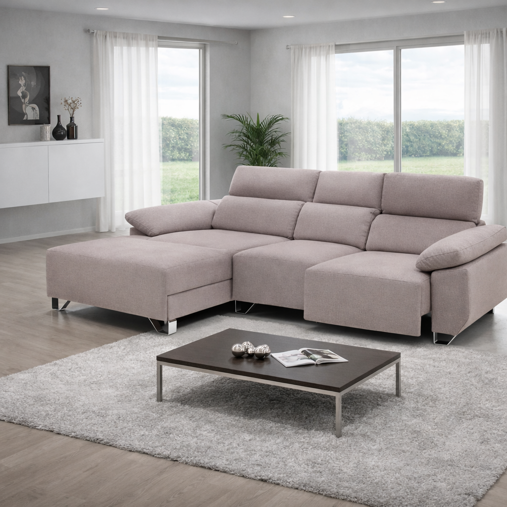 DONA 3 PLAZAS + CHAISE LONGUE 306 cm
